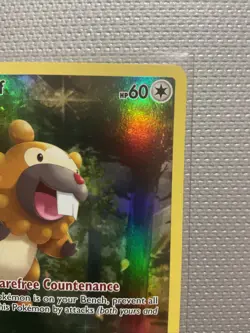 Pokemon TCG Bidoof Holo Ultra Rare Card Crown Zenith: Galarian Gallery GG29/GG70 - Image 3