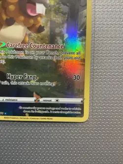 Pokemon TCG Bidoof Holo Ultra Rare Card Crown Zenith: Galarian Gallery GG29/GG70 - Image 4