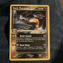 Pokemon TCG Dark Marowak Card 7/109 Team Rocket Returns - Image 1