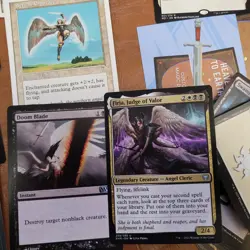 100 Card COMMANDER Deck - Heaven to Earth Custom Built = BLACK or White ANGELS - Image 1