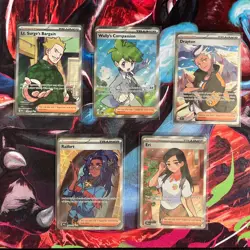 Pokemon Trainer Full Art Lot of 5 Cards - Image 1