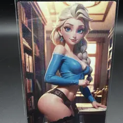 Elsa Frozen Anime Waifu Card Doujin ACG Goddess Holo - Image 1
