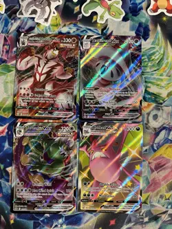 Pokemon Crobat,hatterene,Urshifu,tornadus VMax 4 Card Lot - Image 1