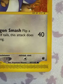 Dratini 107/165 Expedition Base Set 2002 Vintage Pokemon Card NM - Image 4
