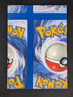 Pokemon English Blank Misprint NFC Cards Front Blank Back Miscut #1 - Image 1