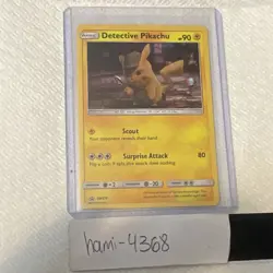 Pokemon Detective Pikachu SM170 Promo Holo Card - Image 1
