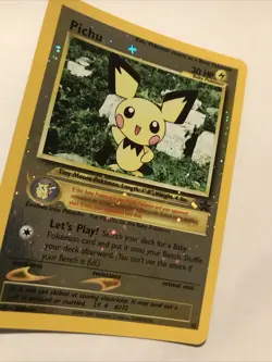 Pichu Reverse Holo Black Star Promo 35 WOTC Pokemon Card - Image 2