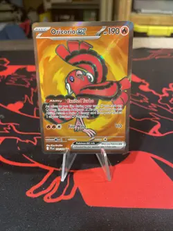 Pokemon Card Oricorio Ex 110/094 Phantasmal Flames Full Art Holo Rare NM - Image 1