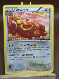 HP Ursaring RC16/RC25 Legendary Treasures Pokemon TCG Card - Image 1