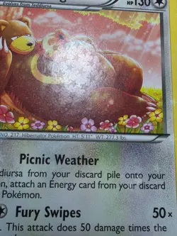 HP Ursaring RC16/RC25 Legendary Treasures Pokemon TCG Card - Image 3