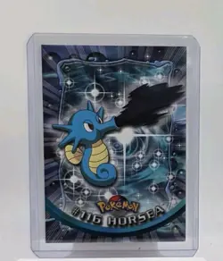 HORSEA #116 - Topps Blue Logo - 1st TV Animation - NON-HOLO POKEMON CARD - NM - Image 1