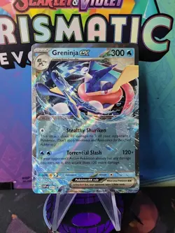 Greninja ex SVP054 Black Star Promo Holo Rare Pokemon TCG Card NM - Image 1