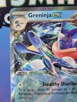 Greninja ex SVP054 Black Star Promo Holo Rare Pokemon TCG Card NM - Image 2