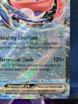 Greninja ex SVP054 Black Star Promo Holo Rare Pokemon TCG Card NM - Image 4