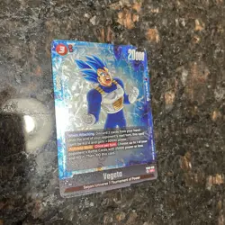 Vegeta FB03-020 Super Rare Foil Fusion World Dragon Ball Super Card Game | NM - Image 3
