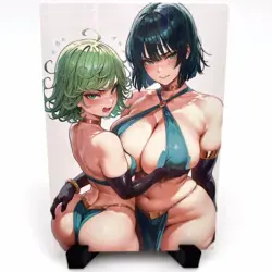 One Punch Man Tatsumaki Fubuki Sexy Anime Waifu Girl Lewd Goddess Story Art Card - Image 1