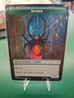 MTG Spider // Illusion Villain Double-Sided Token - Marvel's Spider-Man (SPM) - Image 1