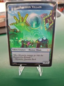 MTG Spider // Illusion Villain Double-Sided Token - Marvel's Spider-Man (SPM) - Image 2