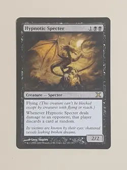 Hypnotic Specter, 10th Edition, MTG, LP - Image 1