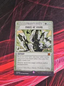 Force of Vigor - Outlaws of Thunder Junction: Breaking News - NM MTG - Image 1