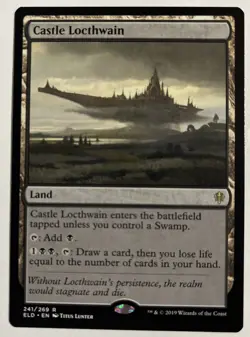 1x Castle Locthwain Regular 241 ELD Near Mint Throne of Eldraine MTG Magic the G - Image 1