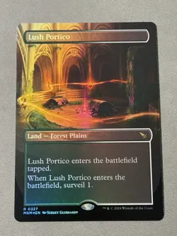 Lush Portico (Borderless) MTG Murders at Karlov Manor Foil NM - Image 1