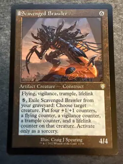 MTG Scavenged Brawler (17/240) The Brothers' War Commander LP - Image 1