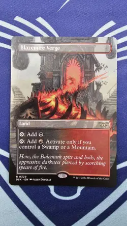 Blazemire Verge (Borderless) Duskmourn: House of Horror Regular - Image 1