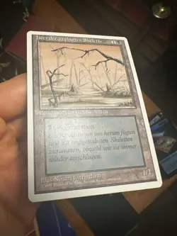 German Misprint Drudge Skeletons Swamp With Regenerate • NM/Unplayed • Mtg 1286 - Image 2