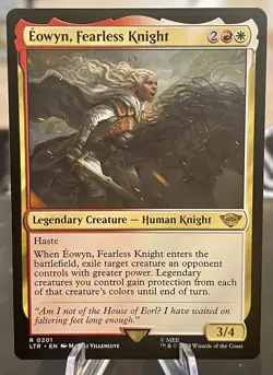 MTG Eowyn, Fearless Knight The Lord of the Rings: Tales of Middle-earth 0201... - Image 1