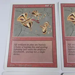 (4) Magic The Gathering Shatterstorm MTG Revised Edition Vintage 1994 LP Playset - Image 4