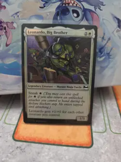 Leonardo, Big Brother (Foil) 0014 - TMT Teenage Mutant Ninja Turtles TMNT - MTG - Image 1