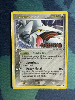 Skarmory Reverse Holo 26/107 EX Deoxys Stamped Rare Pokemon 2005 Card HP - Image 2
