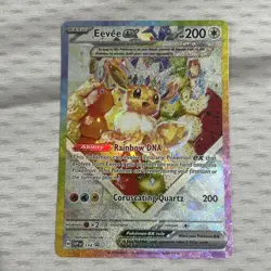 Pokemon TCG Eevee EX 174 Prismatic Evolutions Black Star Promo Card - Image 1