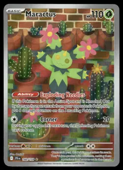 Pokemon Cards Maractus 160/159 Journey Together Illustration Rare NM *2 - Image 1