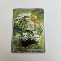 Pokemon TCG Caterpie 172/165 Scarlet & Violet 151 Illustration rare - Image 1