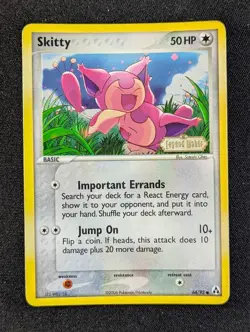 2006 Pokemon SKITTY #64/92 EX Legend Maker Cosmos Holo Common English - Image 1
