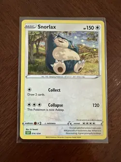 Snorlax 016/034 CLV EN Pokemon TCG Classic Collection NM - Image 1