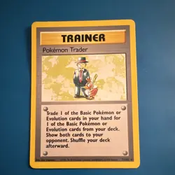 Pokemon Trader 77/102 – Base Set (1999) – Rare Trainer – WOTC – English - Image 1