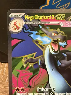 Pokemon TCG Mega Charizard X EX Ultra Rare 109/94 Near Mint - Image 3