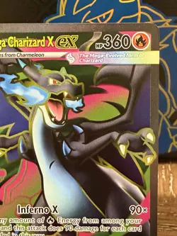 Pokemon TCG Mega Charizard X EX Ultra Rare 109/94 Near Mint - Image 4