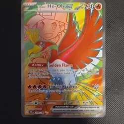 Pokemon Ethan's Ho-Oh EX Full Art 209/182 Sv10 Destined Rivals Holo EN - Image 1