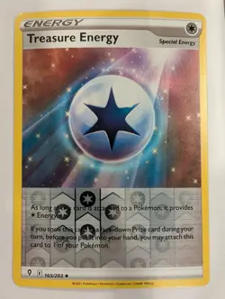 Treasure Energy 165/203 - Evolving Skies Pokemon Reverse Holo Foil Nice! - Image 1
