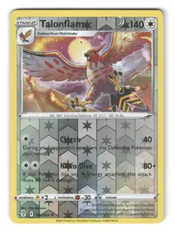 Talonflame 140/203 Reverse Holo Rare Evolving Skies Pokemon NM - Image 1