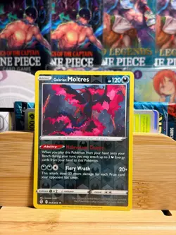 GALARIAN MOLTRES 093/203 SWSH Evolving Skies Reverse Holo Pokemon TCG NM - Image 1