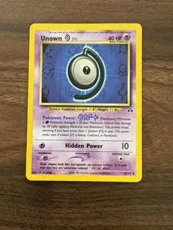 Pokemon - Unown D 47/75 Neo Discovery LP - Image 1