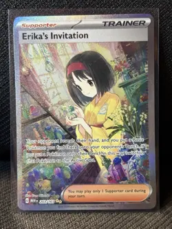 Erika's Invitation 203/165 Pokemon 151 Special Illustration Rare Pokemon TCG - Image 1