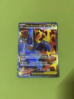 Pokemon TCG Mega Heracross EX Ultra Rare Holo 108/094 Me02: Phantasmal Flames - Image 1