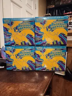 Pokemon Mega Evolution Ascended Heroes Elite Trainer Box - Factory Sealed ETB X4 - Image 1