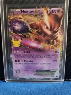 (3x) Pokemon TCG Mewtwo EX Holo 54/99 Celebrations Classic Collection - Image 4